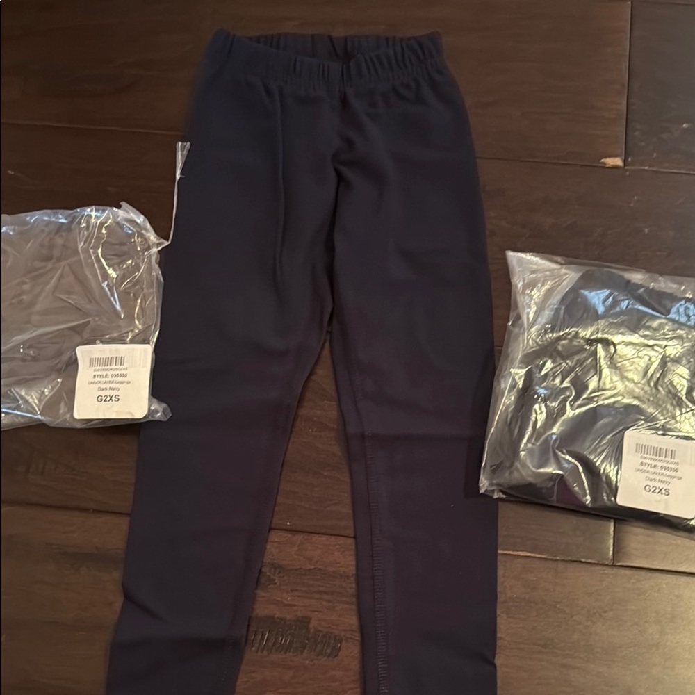 NWT Dennis Uniforms Girls Uniform Leggings!